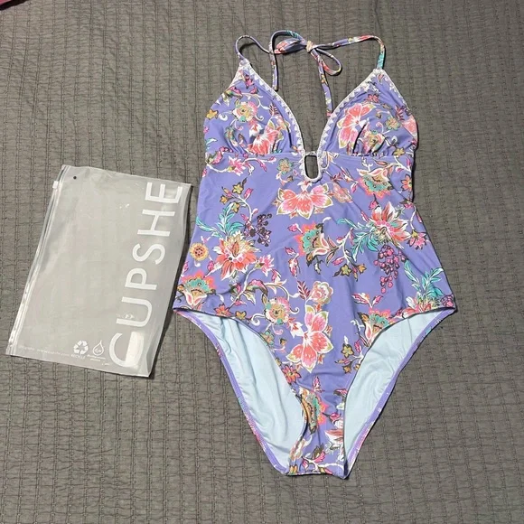 CUPSHE one piece bathing suit Paisley print - Picture 3 of 5